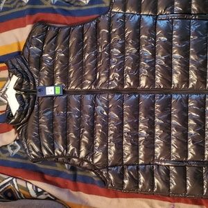 Mens Black Bubble Vest